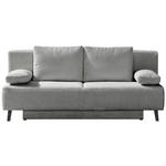 SCHLAFSOFA in Cord Hellgrau  - Hellgrau/Schwarz, MODERN, Textil/Metall (193/85/88cm) - Novel