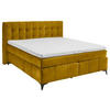 BOXSPRINGBETT 180/200 cm  in Gelb  - Gelb/Schwarz, Konventionell, Kunststoff/Textil (180/200cm) - Modante