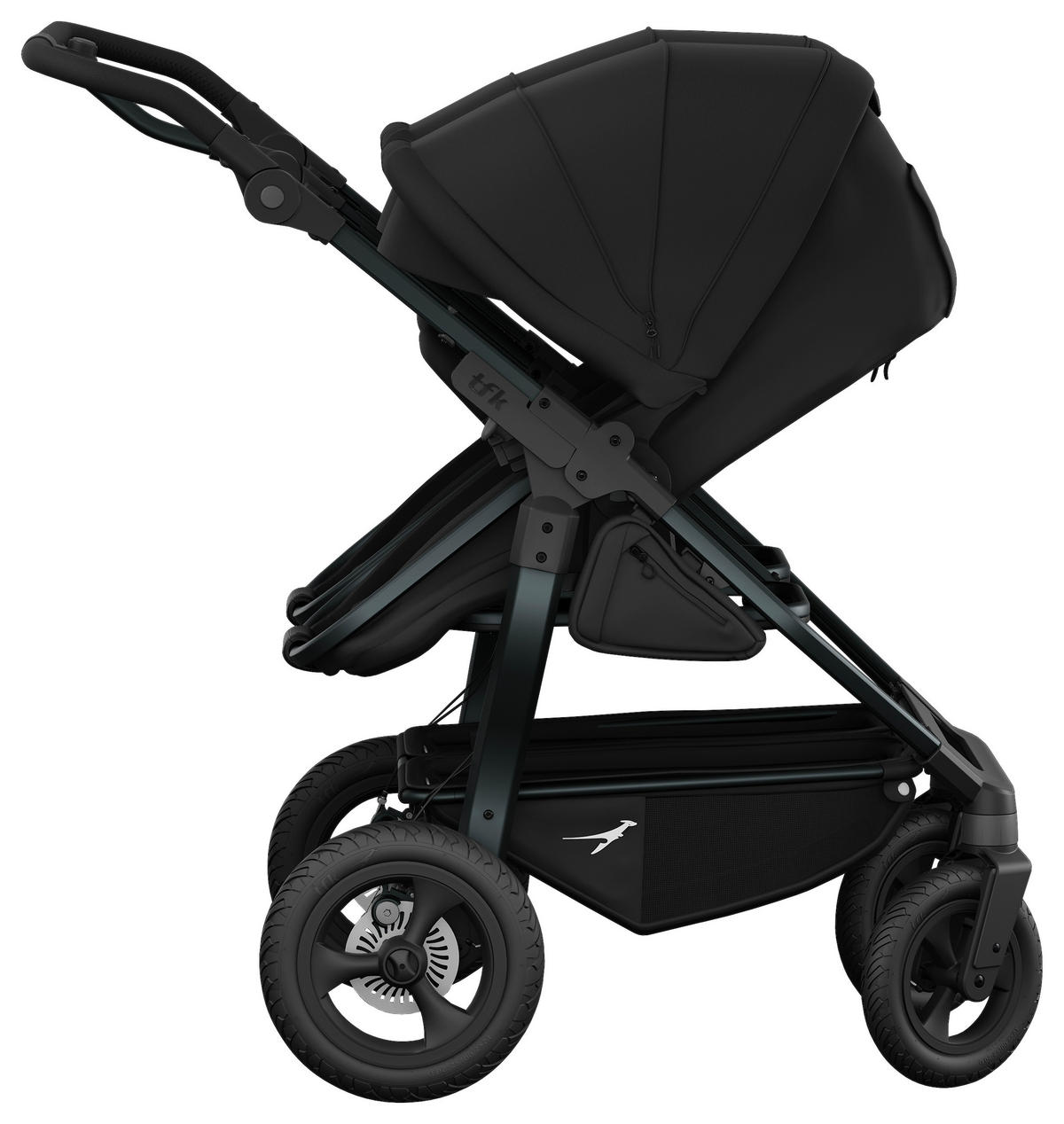 ZWILLINGSWAGEN  - Anthrazit, Basics, Metall (78,5/110/108cm) - TFK