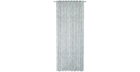 FERTIGVORHANG halbtransparent  - Jadegrün, KONVENTIONELL, Textil (140/245cm) - Esposa
