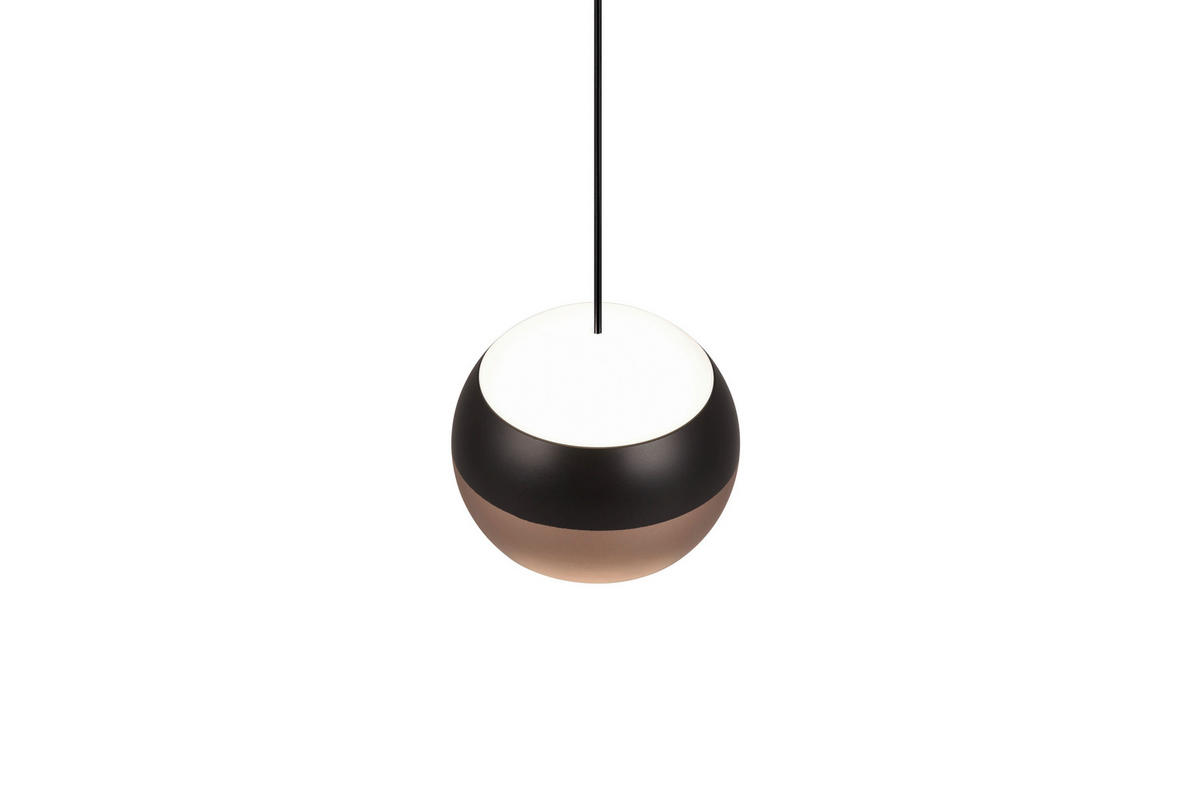 ZÁVESNÉ LED SVIETIDLO, 15,5/200 cm  - čierna, Design, kov (15,5/200cm) - Trio Leuchten