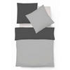 BETTWÄSCHE Provence Wende Leinenoptik 155/220 cm  - Dunkelgrau/Grau, Basics, Textil (155/220cm) - Fleuresse