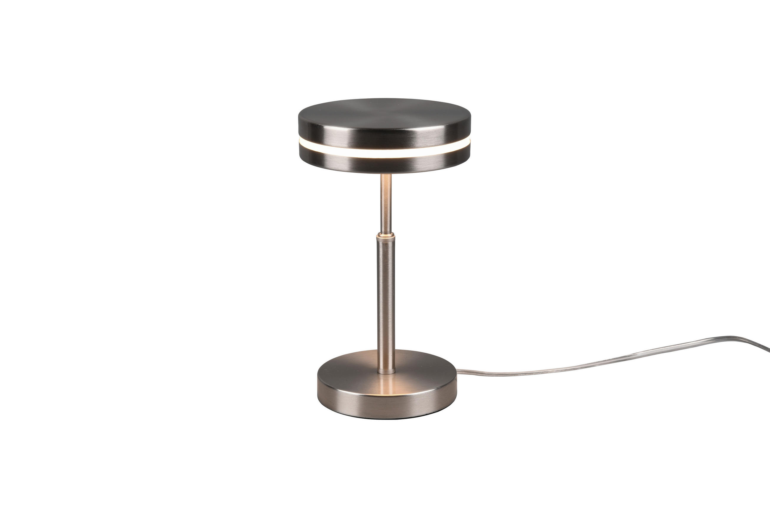 LED-TISCHLEUCHTE 25 cm  - Nickelfarben, Basics, Metall (25cm) - Trio Leuchten