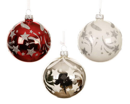 CHRISTBAUMKUGEL-SET 8 cm  - Basics (8cm)