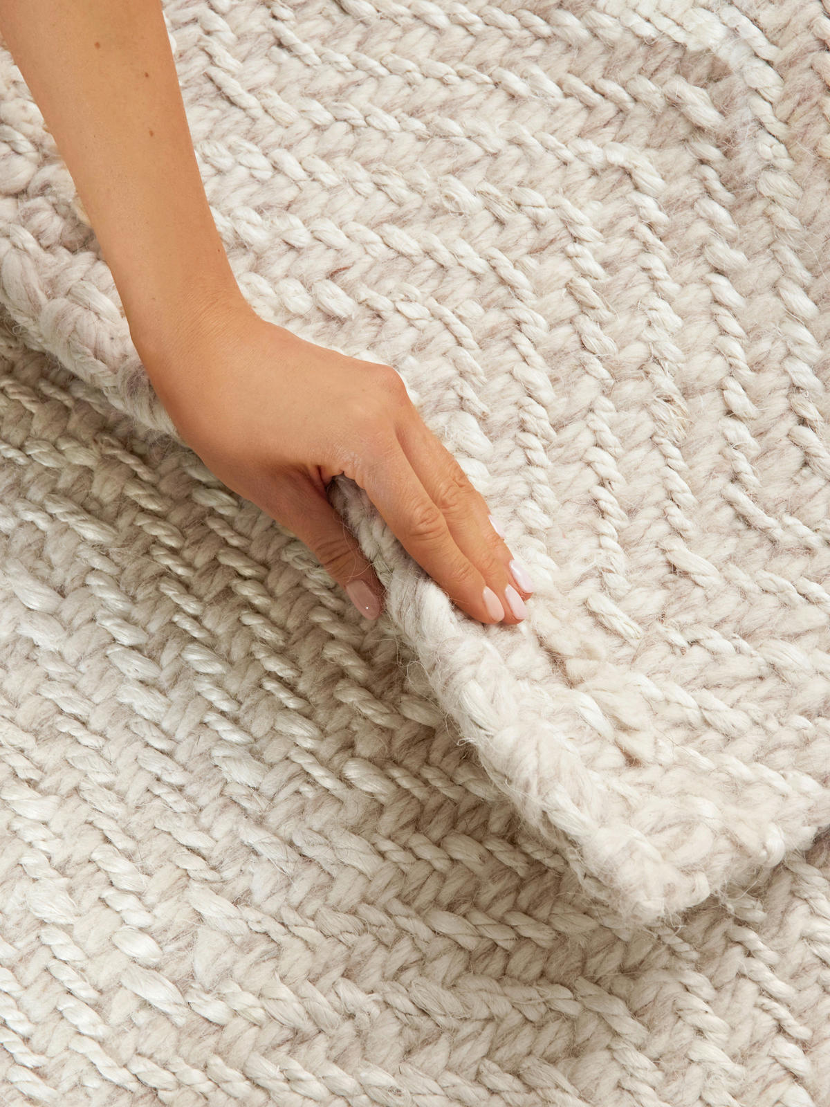 LÄUFER 80/200 cm Majoli  - Creme, Basics, Textil (80/200cm) - Elle Decoration