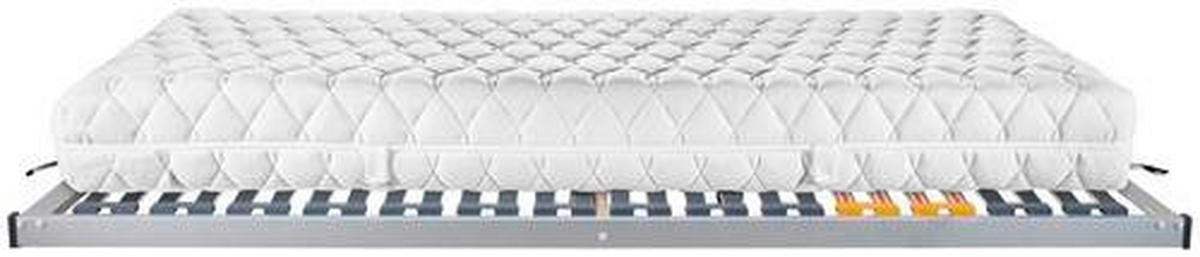 MATRATZENSET 100/220 cm  - Silberfarben, Basics, Holz (100/220cm) - Sleeptex