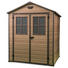 GARTENHAUS - Hellbraun/Braun, KONVENTIONELL, Kunststoff (185,8/227/236,8cm) - Ambia Garden GARTENHAUS - Hellbraun/Braun, KONVENTIONELL, Kunststoff (185,8/227/236,8cm) - Ambia Garden