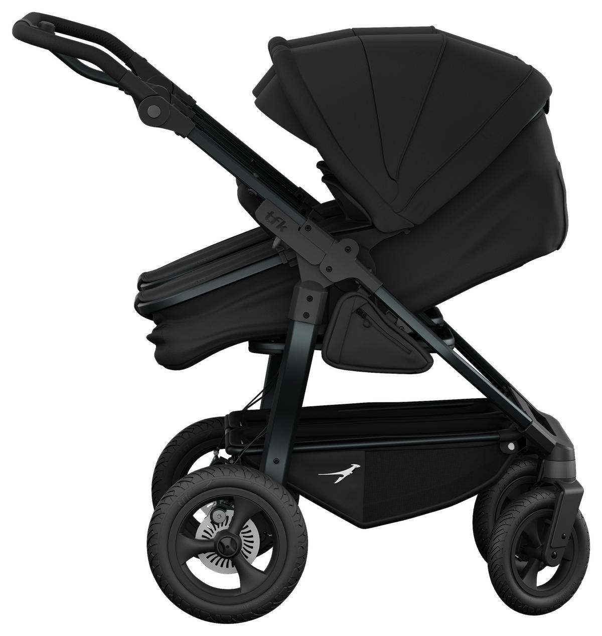 ZWILLINGSWAGEN  - Anthrazit, Basics, Metall (78,5/110/108cm) - TFK