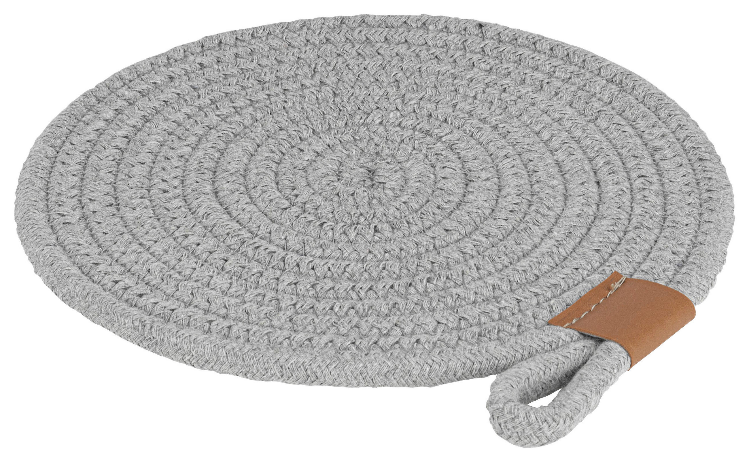 EDÉNYALÁTÉT   - világosszürke, Konventionell, textil (20/20/1cm) - Justinus