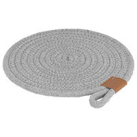 PODLOŽKA POD HRNEC - světle šedá, Konvenční, textil (20/20/1cm) - Justinus