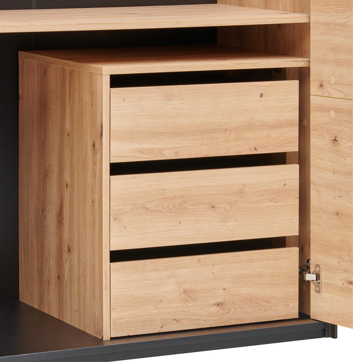 SCHUBKASTENEINSATZ 53/59/49 cm   - Eiche Artisan, Design, Holzwerkstoff (53/59/49cm) - Voleo