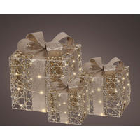 LED-WEIHNACHTSFIGUR - Goldfarben, Basics, Metall (25/25/30cm)