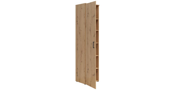 MEHRZWECKSCHRANK 45/195/40 cm  - Anthrazit/Schwarz, MODERN, Holzwerkstoff/Kunststoff (45/195/40cm) - Carryhome