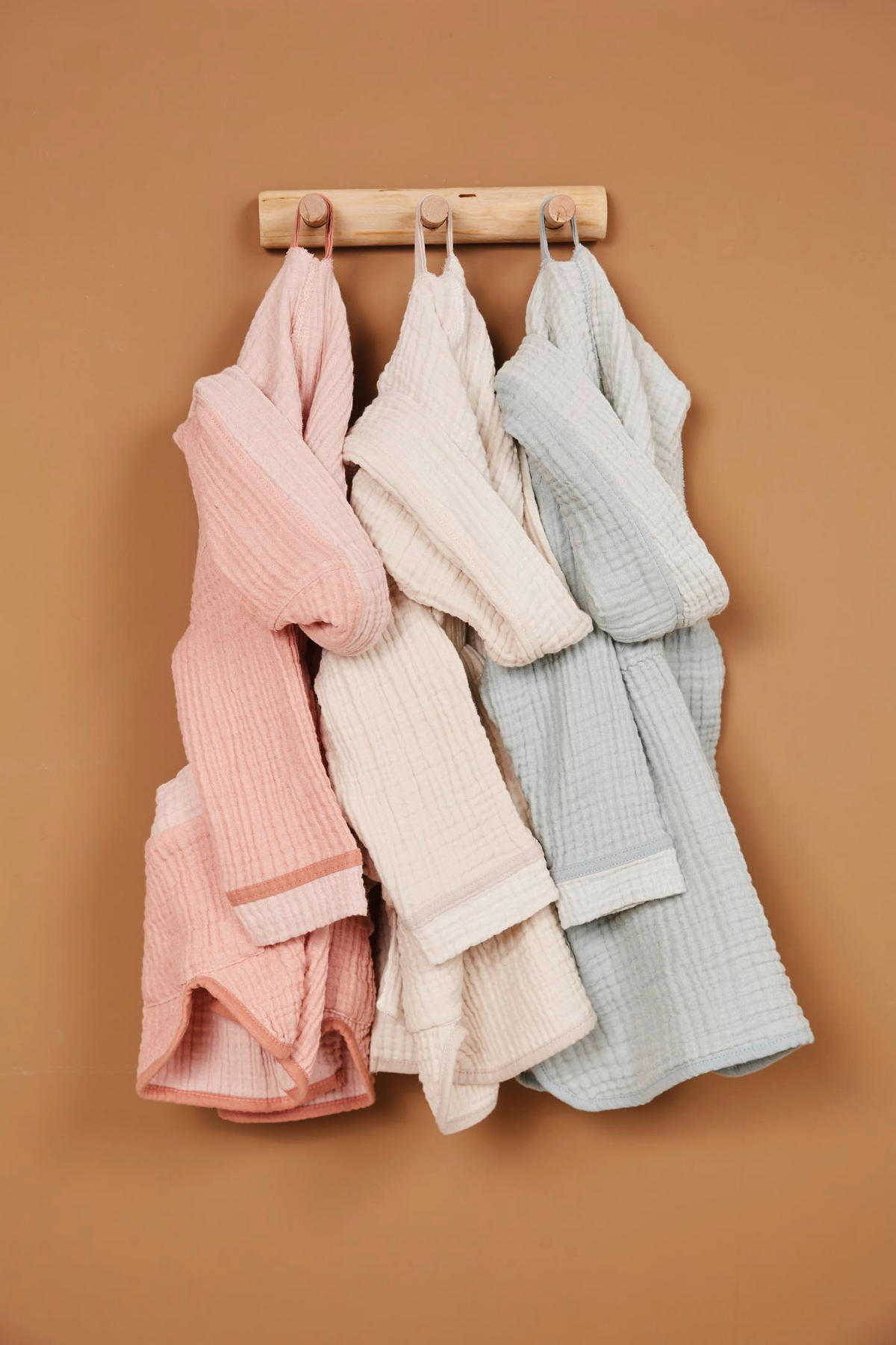 KINDERBADEMANTEL 86/92  - Pastellgrün/Grün, Basics, Textil (86/92null) - Bebe Jou