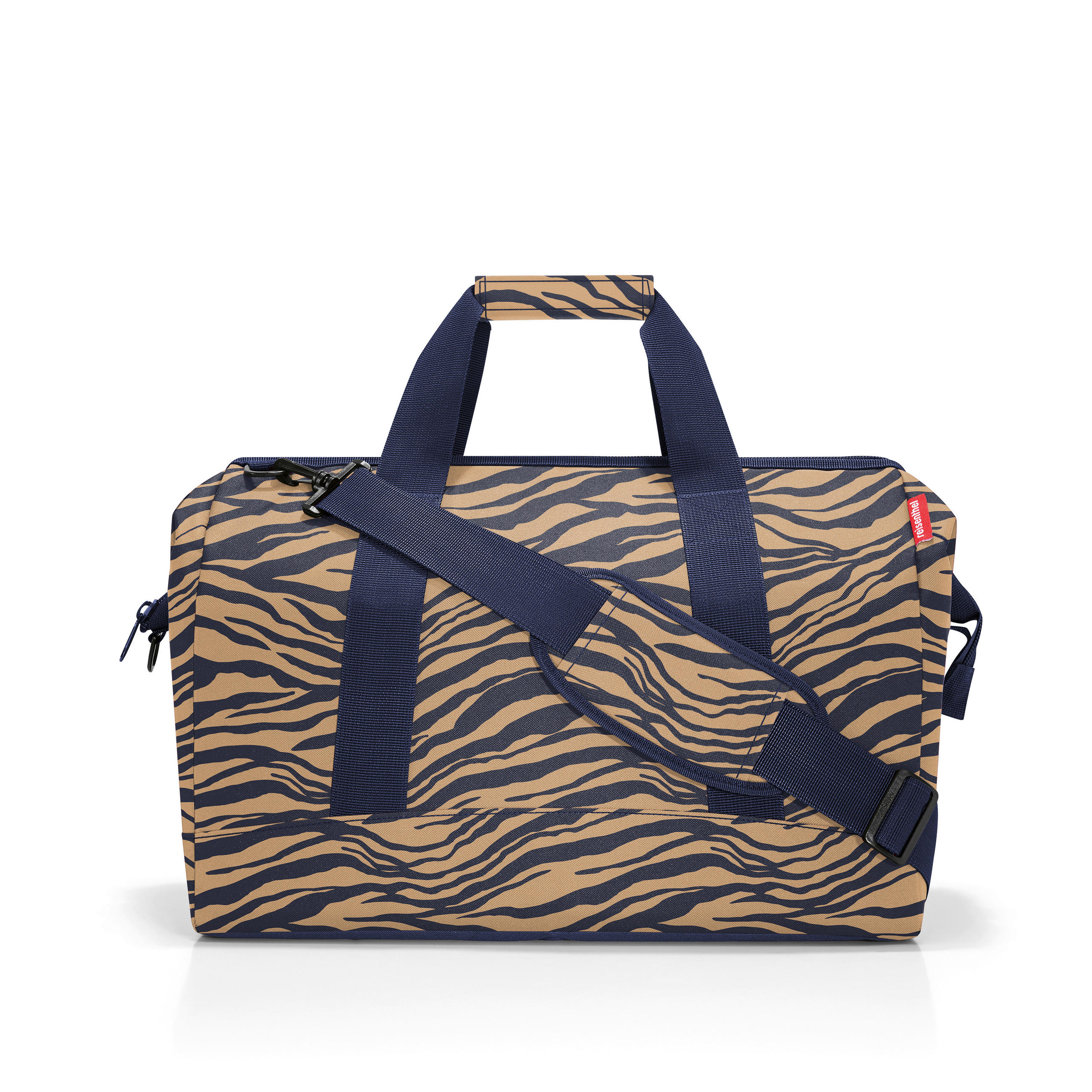 REISETASCHE  - Beige/Dunkelblau, Basics, Textil (48/39,5/29cm) - Reisenthel