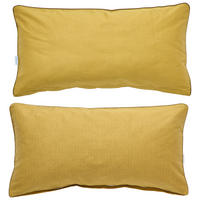 KISSENHÜLLEN-SET 40/80 cm  - Goldfarben, Basics, Textil (40/80cm) - Bio:Vio