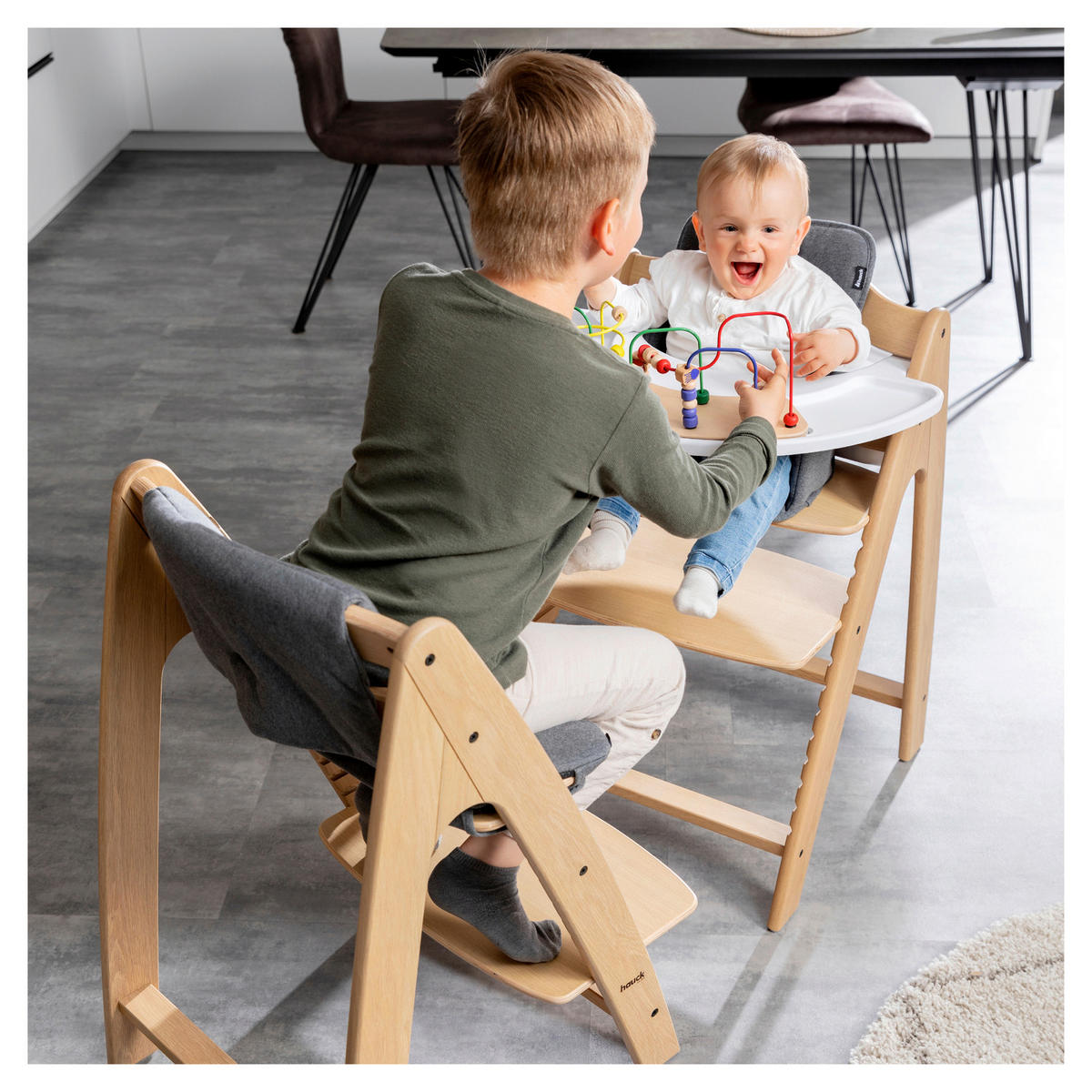 ESS- UND SPIELBRETT Arketa Play Tray  - Weiß, Basics, Kunststoff (46/4,6/58cm) - Hauck