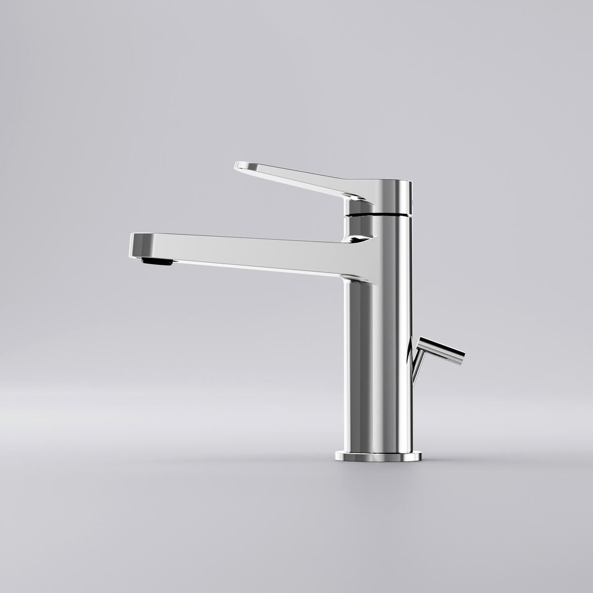 WASCHTISCHARMATUR 4,9/16,9/12,6 cm  - Chromfarben, MODERN, Metall (4,9/16,9/12,6cm)