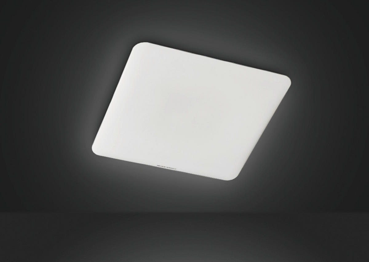 LED-DECKENLEUCHTE 49 W     - Weiss, Design, Kunststoff (53/5/53cm) - Fischer & Honsel