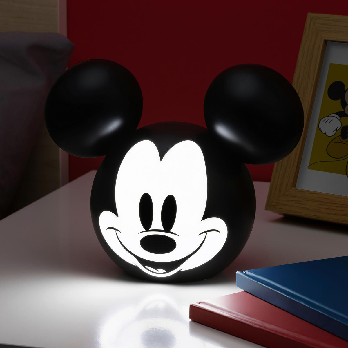 LED-DEKOLEUCHTE Mickey Mouse   - Multicolor/Schwarz, Basics, Kunststoff (17.8/14.5/11.05cm) - Disney