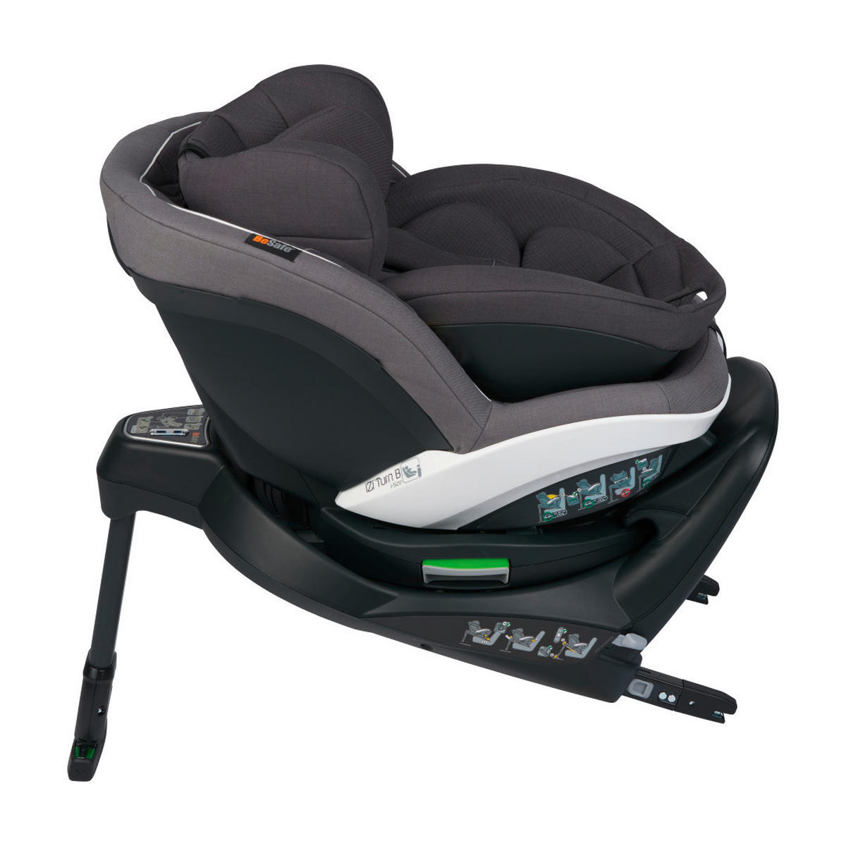 DJEČJA AUTOSJEDALICA  Izi Turn B I-Size  - crna, Basics, tekstil/plastika (16kg) - Besafe