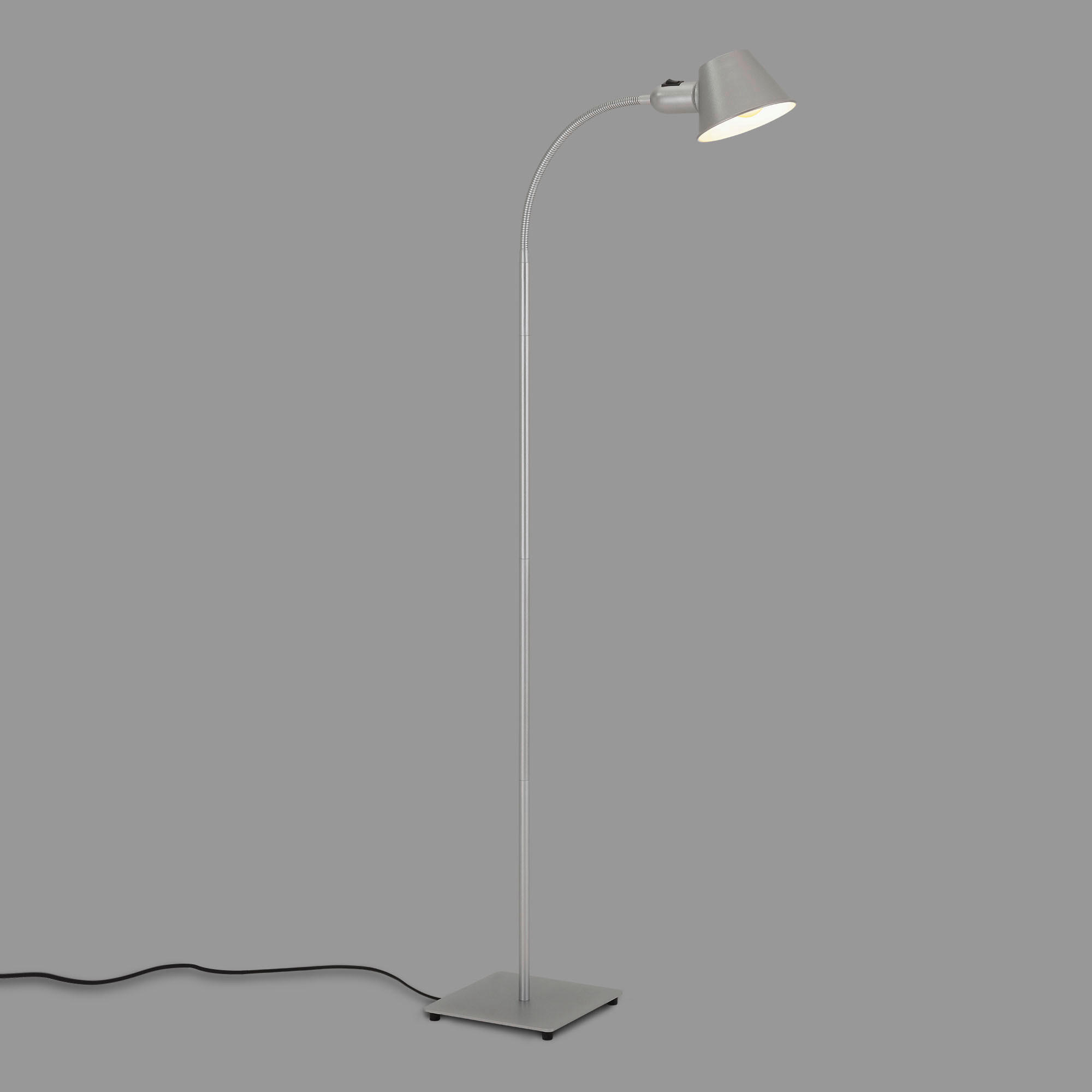 STOJACÍ LAMPA, 22/22/152 cm - barvy chromu, Design, kov (22/22/152cm)