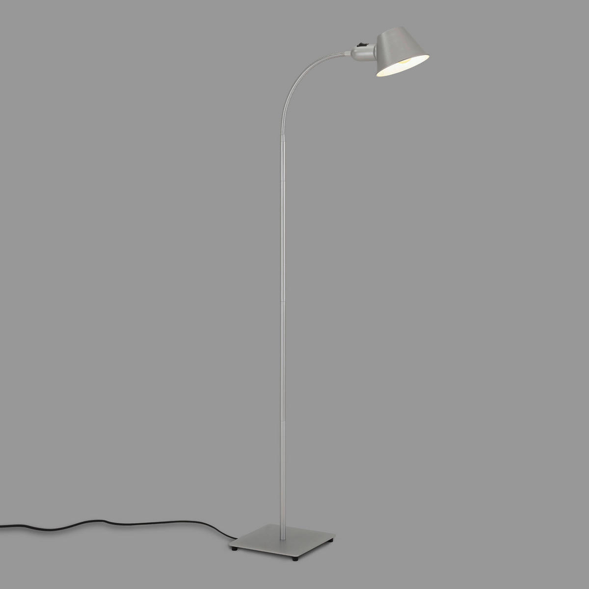 STOJACÍ LAMPA, 22/22/152 cm - barvy chromu, Design, kov (22/22/152cm)