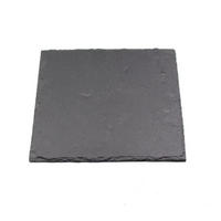 PLATZTELLER 25/25 cm  - Schieferfarben, Konventionell, Stein (25/25cm) - Ambia Home