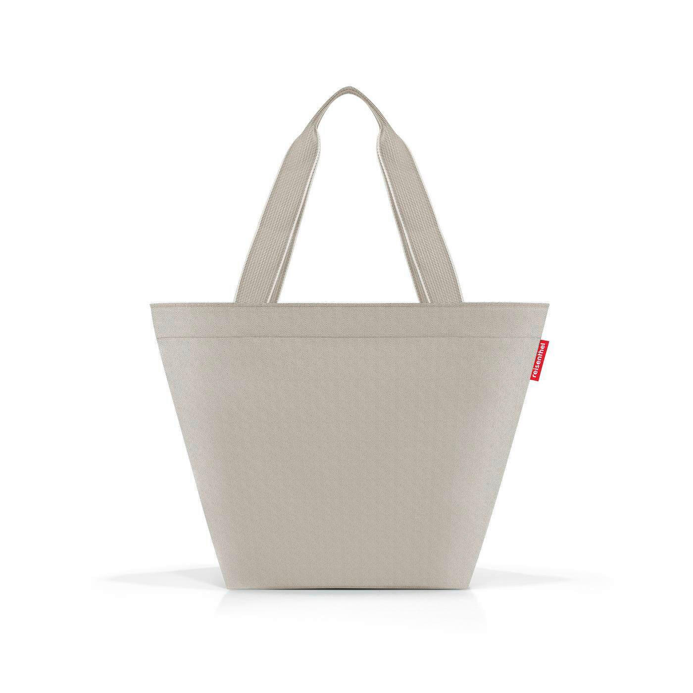 SHOPPER  - Beige/Schwarz, Basics, Kunststoff/Textil (51/30,5/26cm) - Reisenthel