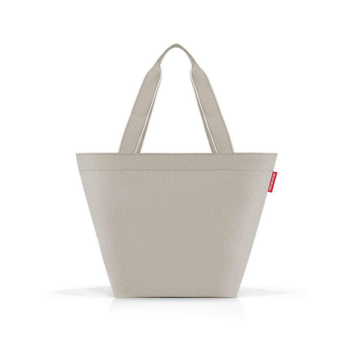 SHOPPER  - Beige/Schwarz, Basics, Kunststoff/Textil (51/30,5/26cm) - Reisenthel