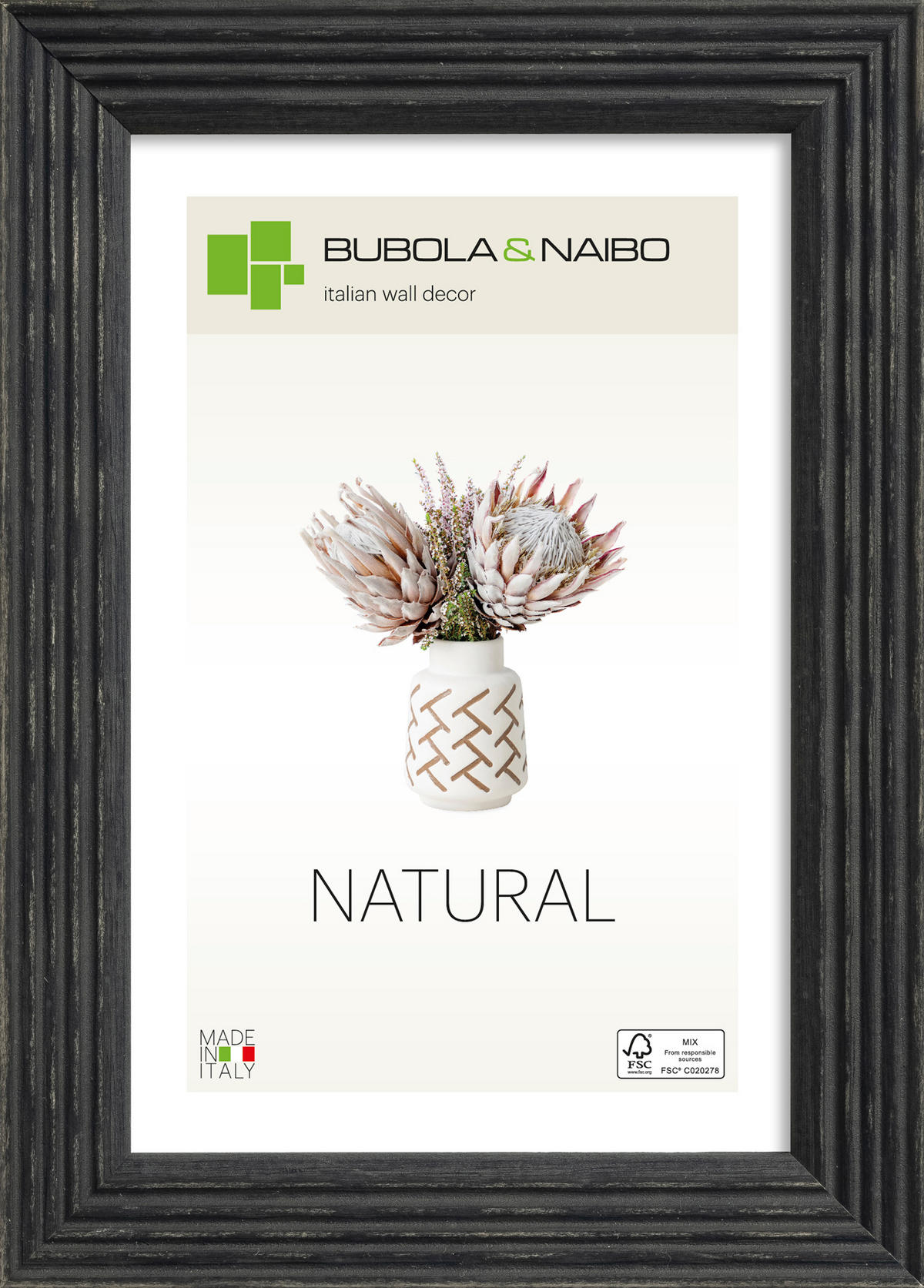 BILDERRAHMEN 52,6/42,6 cm  - Schwarz, Basics, Holz (52,6/42,6cm)