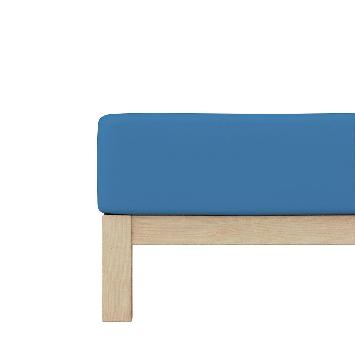 SPANNLEINTUCH 180-200/200-220 cm Jersey  - Dunkelblau, Basics, Textil (180-200/200-220cm) - Schlafgut
