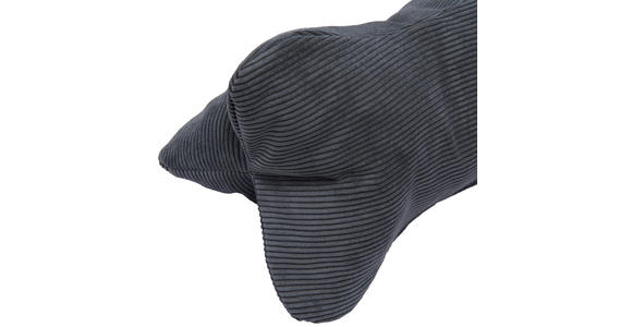 ZIERKISSEN    - Anthrazit, Basics, Textil (24/24/40cm) - Novel