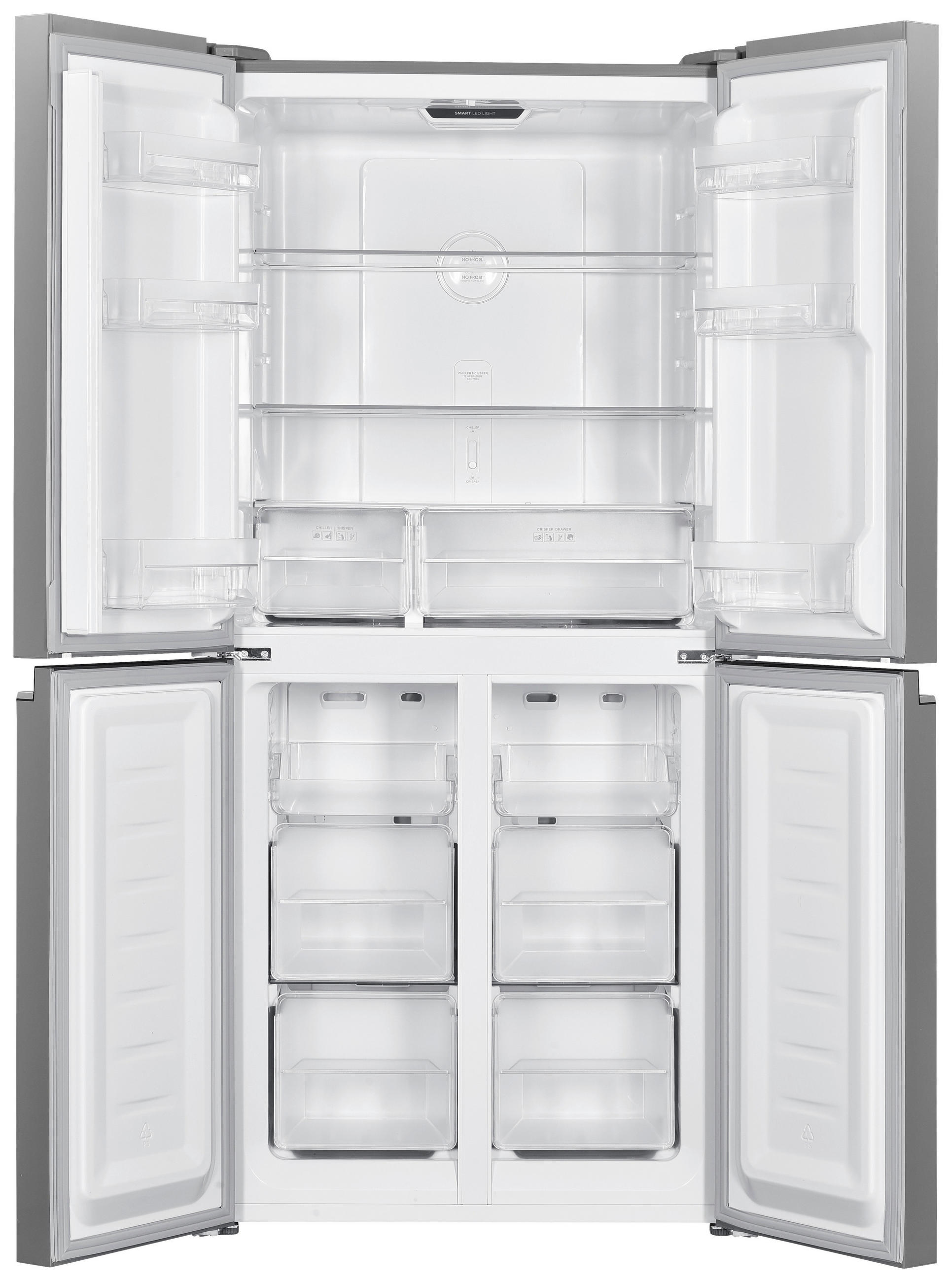 SIDE-BY-SIDE 79/18/70 cm FDR5100  - Silberfarben, Basics, Metall (79/18/70cm) - Beko