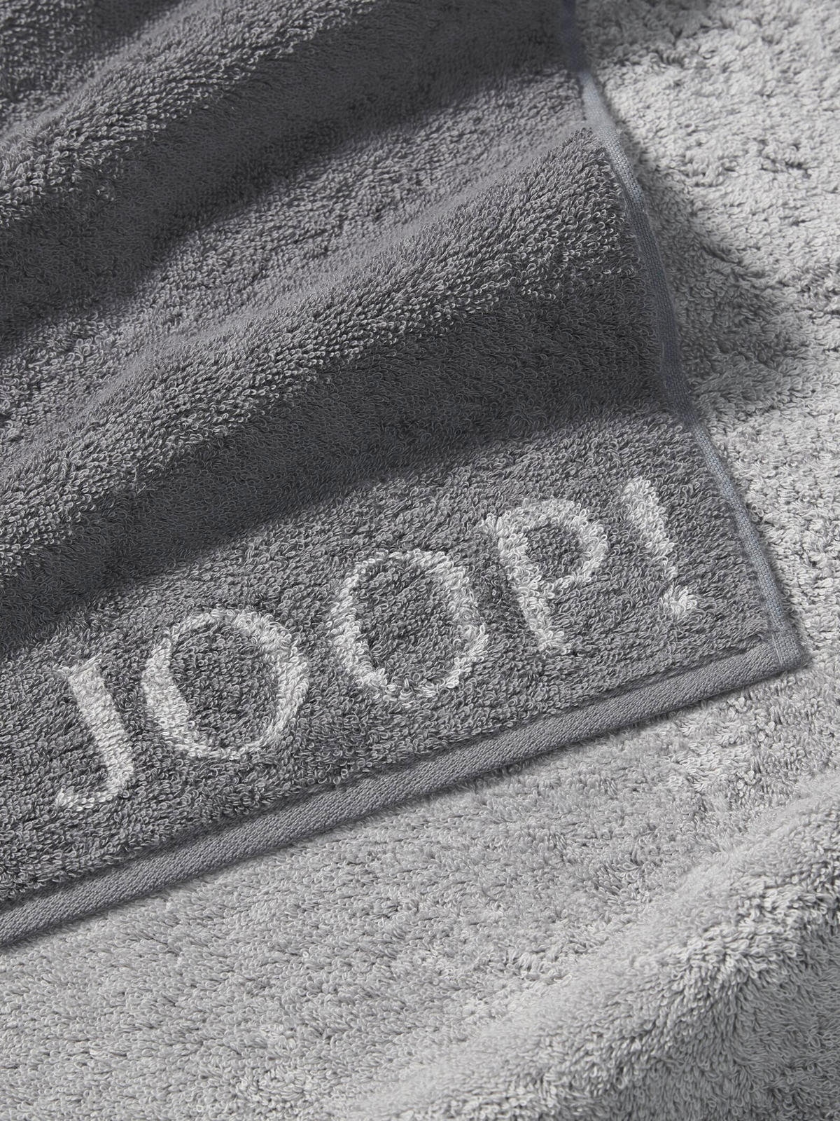 SAUNATUCH 80/200 cm JOOP! CLASSIC Anthrazit  - Anthrazit, Basics, Textil (80/200cm) - Joop! Living