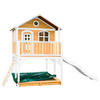 SPIELHAUS  - Braun/Weiß, KONVENTIONELL, Holz (432/293/212cm) - Ambia Garden
