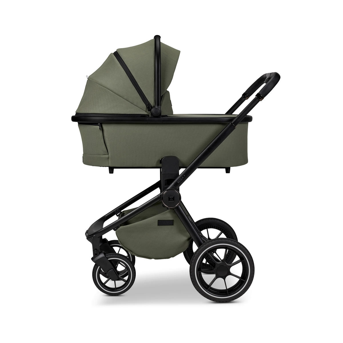 KOMBINIRANA DJEČJA KOLICA  Resea+  - maslinasto zelena/crna, Basics, tekstil (98.5/58/122cm) - Moon