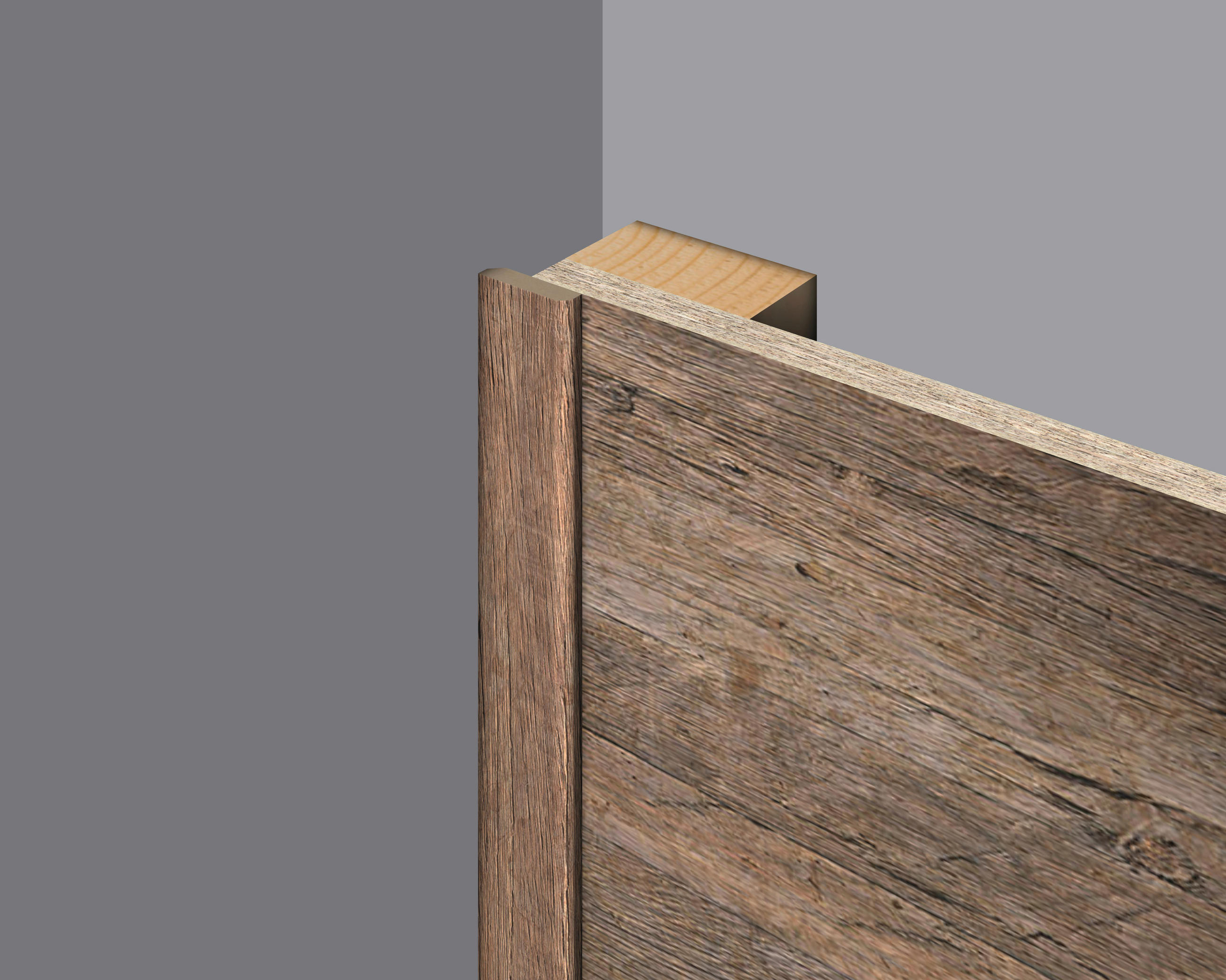 Abdeckleiste Eiche  - Eichefarben, Basics, Naturmaterialien (240/0.6/2.5cm) - Egger Holzwerkstoffe