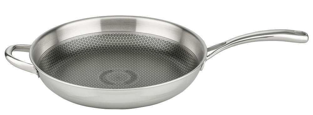 BRATPFANNE RELIEF EVOLUTION 32 cm cm  - Edelstahlfarben, Basics, Metall (32 cmcm) - ELO