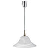 HÄNGELEUCHTE 38,5/130 cm    - Weiss/Nickelfarben, Basics, Glas/Metall (38,5/130cm) - Trio Leuchten