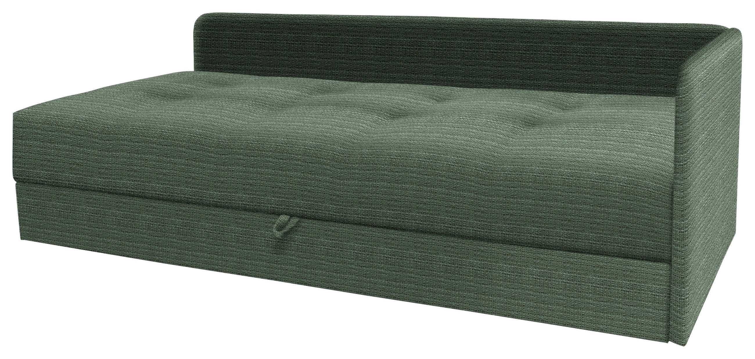 Thumbnail - Xora Liege, Olivgrün, Textil, 1-Sitzer, Füllung: Hohlfaser, Schaumstoffflocken, 205x80x95 cm, Stoffauswahl, Rückenfutter...