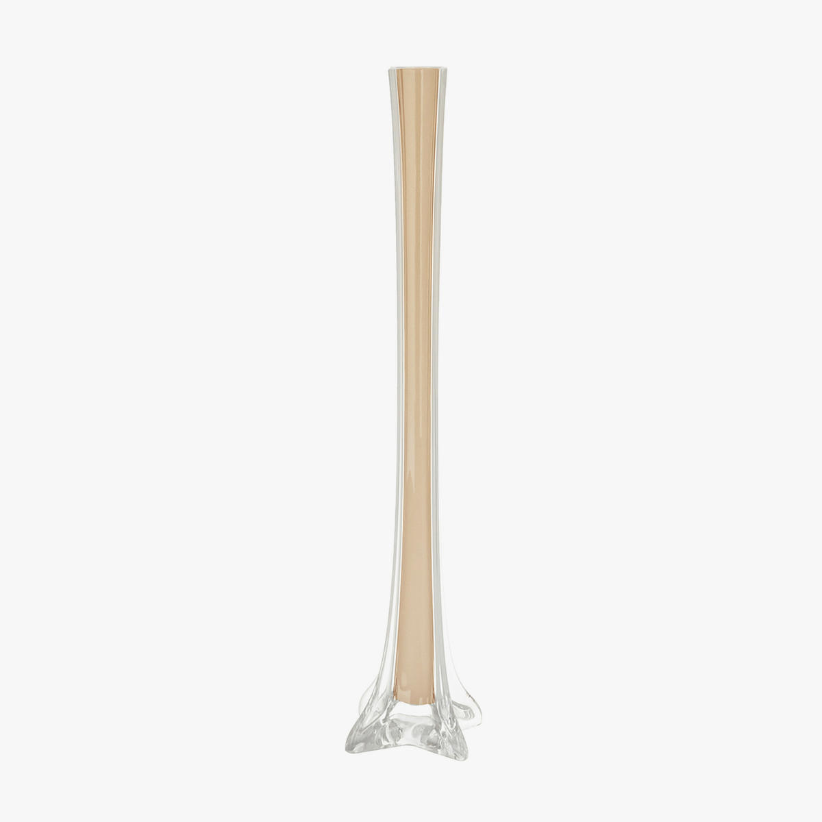 VAZĂ 50 cm  - bej, Basics, sticlă (10/50/10cm) - Ambia Home