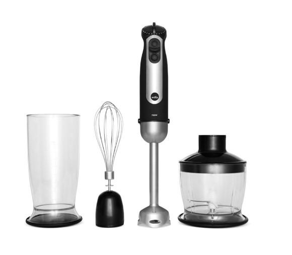 STAVMIXER  - stålfärgad/svart, Design, metall/plast - Wilfa