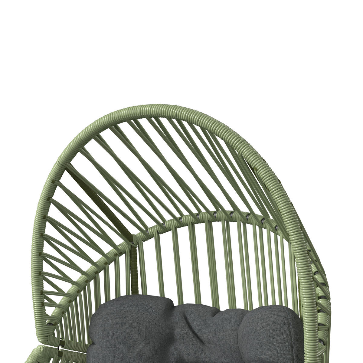 LOUNGESESSEL  - Anthrazit/Hellgrün, MODERN, Kunststoff/Textil (89/148,5/90cm) - Ambia Garden