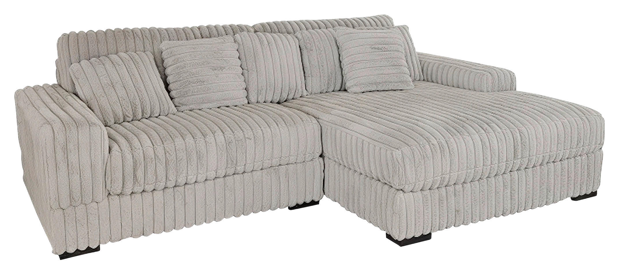 HÖRNSOFFA i vävt tyg grå  - svart/grå, Design, textil/plast (182/114cm) - Livetastic