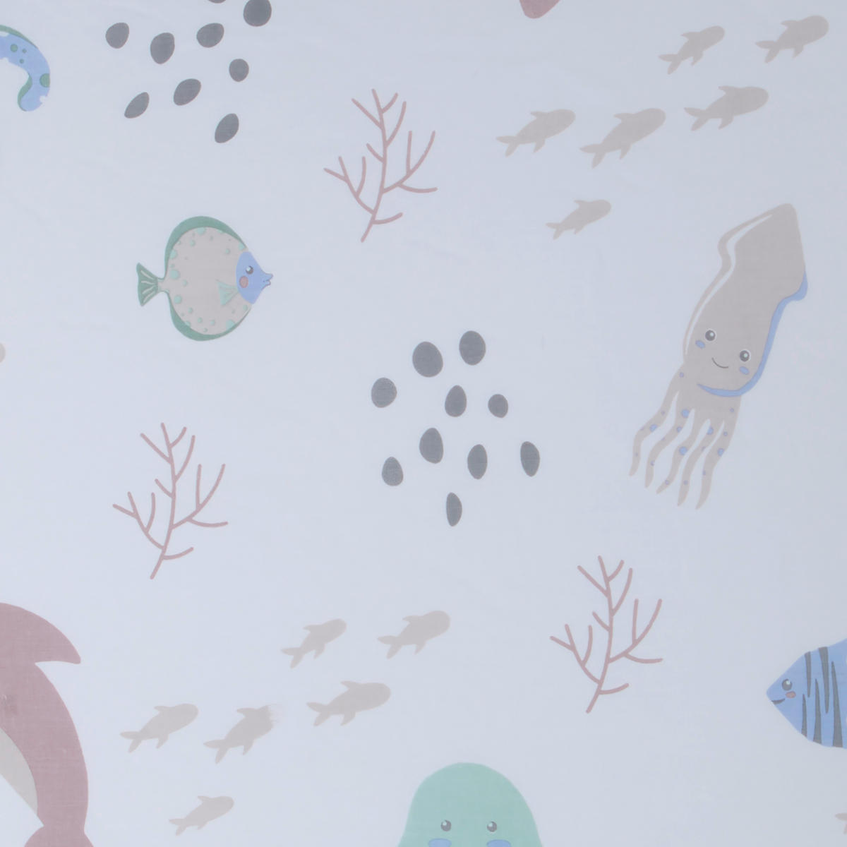 BABYBETTWÄSCHE Webstoff 100/135 cm  - Braun/Weiß, Basics, Textil (100/135cm) - Avelia