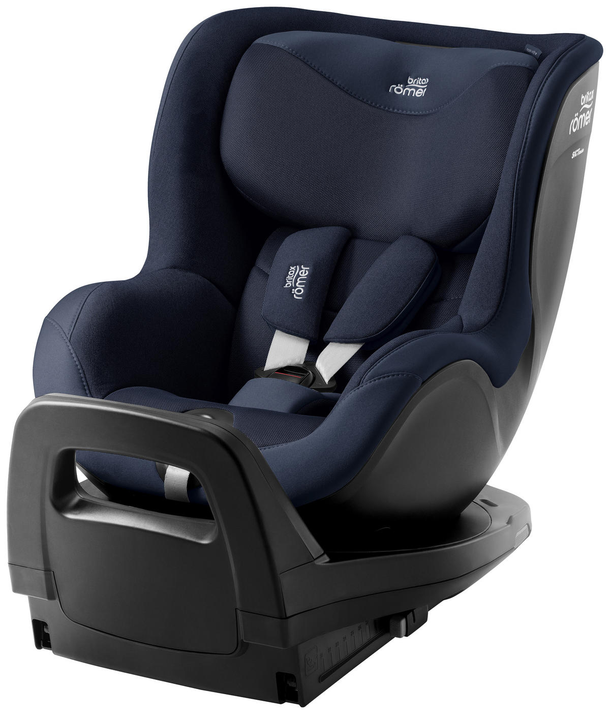 REBOARDER-KINDERSITZ Dualfix Pro M  - Blau/Dunkelblau, Basics, Kunststoff/Textil (44/48/74cm) - Britax Römer