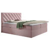 BOXBETT 160/200 cm  in Rosa  - Schwarz/Rosa, Modern, Textil (160/200cm) - MID.YOU