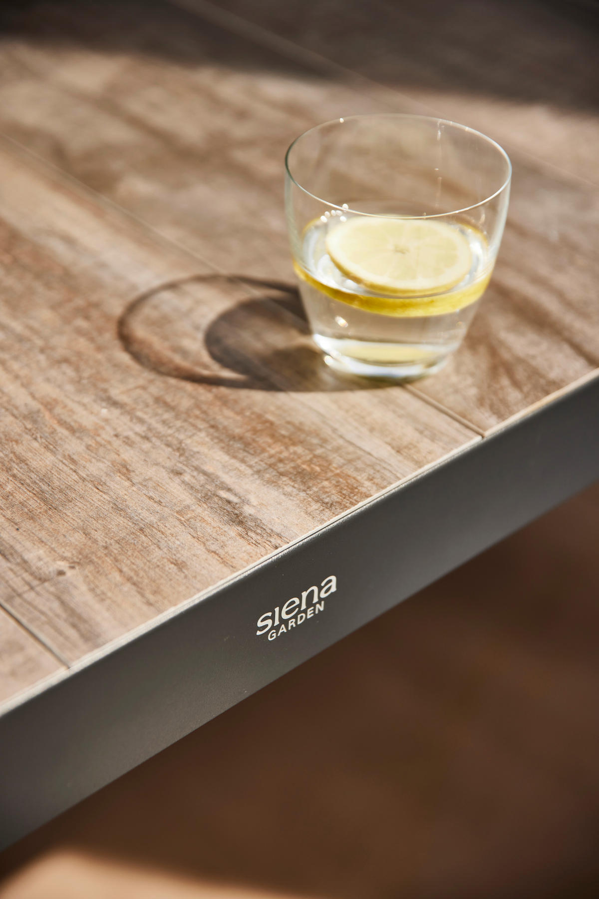 GARTENTISCH 140/90/74 cm Metall rechteckig  - Anthrazit/Graubraun, Basics, Keramik/Metall (140/90/74cm) - Siena Garden