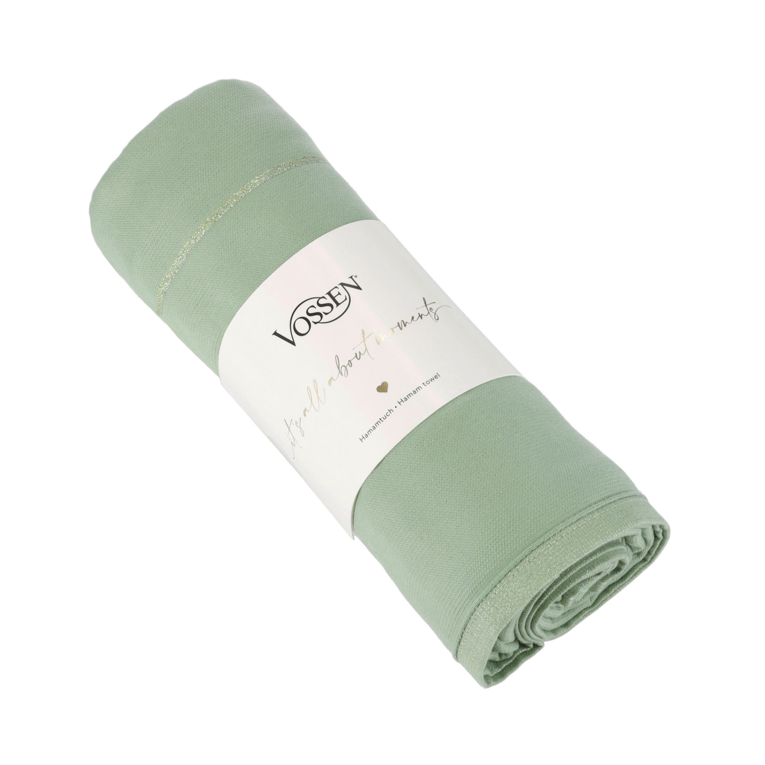 HAMMAM OSUŠKA, 80/180 cm, zelená - zelená, Basics, textil (80/180cm) - Vossen